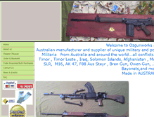 Tablet Screenshot of ozgunworksandmilitaria.com